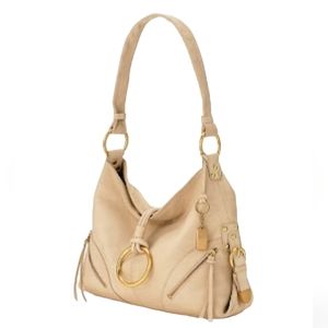 Luce Genuine Pebbled Leather Hobo shoulder bag